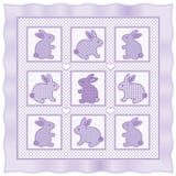 Little Bunnies Quilt royalty free illustration Little Bunnies Quilt royalty free illustration