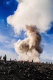 Little eruption of Semeru volcano