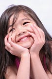 Little Girl Relaxing Royalty Free Stock Images Little Girl Relaxing Royalty Free Stock Images