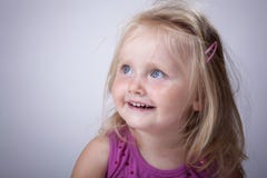 Little Girl Smile Royalty Free Stock Images