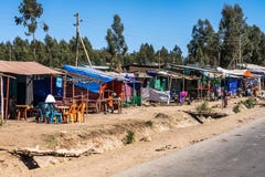 A little village in the Simien Mountains in Northern Ethiopia royalty free stock images A little village in the Simien Mountains in Northern Ethiopia royalty free stock images