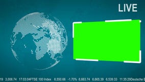 LIVE News Flash con una pantalla verde libre illustration LIVE News Flash con una pantalla verde libre illustration