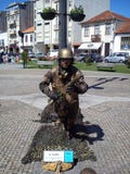 Live Statues em Espinho, Portugal foto de stock royalty free Live Statues em Espinho, Portugal foto de stock royalty free