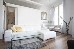 Living Room Interior Design Stock Photography