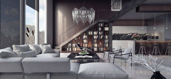 Living room, interior design