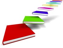 Livros que voam dentro ou instrução mostrando ausente ilustração royalty free Livros que voam dentro ou instrução mostrando ausente ilustração royalty free