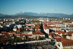 Ljubjana, столица Словении стоковая фотография rf Ljubjana, столица Словении стоковая фотография rf