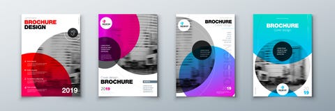 Ljus design för cirkelbroschyrräkning Mallorientering för årsrapport, tidskrift, katalog, reklamblad eller häfte i A4 med stock illustrationer Ljus design för cirkelbroschyrräkning Mallorientering för årsrapport, tidskrift, katalog, reklamblad eller häfte i A4 med stock illustrationer