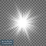 Ljus effekt för glöd Stjärnabristningen med mousserar också vektor för coreldrawillustration sun vektor illustrationer Ljus effekt för glöd Stjärnabristningen med mousserar också vektor för coreldrawillustration sun vektor illustrationer