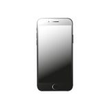 Llamo por teléfono a 7 en negro ilustración del vector Llamo por teléfono a 7 en negro ilustración del vector