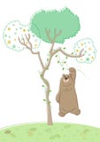 Lleve el colgar con Woody Vine stock de ilustración Lleve el colgar con Woody Vine stock de ilustración