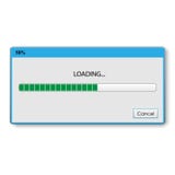 Loading Bar Vector illustration Stock Photos Loading Bar Vector illustration Stock Photos