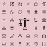 loading crane icon. Detailed set of minimalistic line icons. Premium graphic design. One of the collection icons for websites, web royalty free illustration loading crane icon. Detailed set of minimalistic line icons. Premium graphic design. One of the collection icons for websites, web royalty free illustration