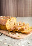 Loaf Of Pumpkin Bread Stock Images