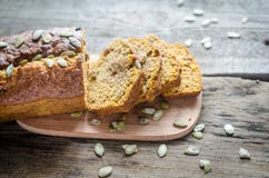 Loaf Of Pumpkin Bread Royalty Free Stock Photo