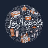Loas Angeles Symbols διανυσματική απεικόνιση Loas Angeles Symbols διανυσματική απεικόνιση