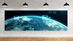 Lobbyroom met Canvasvideo Lobbyroom met Canvasvideo