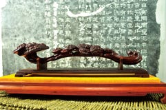 Lobular rosewood Craftsmanship Hand carved royalty free stock image Lobular rosewood Craftsmanship Hand carved royalty free stock image
