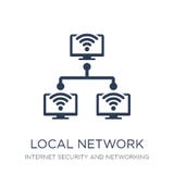 Local network icon. Trendy flat vector Local network icon on whi stock illustration Local network icon. Trendy flat vector Local network icon on whi stock illustration