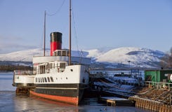 Loch Lomond Paddle Steamer Royalty Free Stock Photos Loch Lomond Paddle Steamer Royalty Free Stock Photos