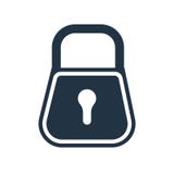 Lock icon vector isolated on white background, Lock sign vector illustration Lock icon vector isolated on white background, Lock sign vector illustration