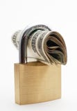 Locked Money - Financial Security Royalty Free Stock Photo Locked Money - Financial Security Royalty Free Stock Photo
