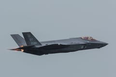 Lockheed Martin F-35 Lightning II royalty free stock image Lockheed Martin F-35 Lightning II royalty free stock image