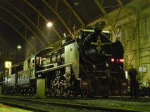 Locomotora de vapor pacífica en Tailandia imágenes de archivo libres de regalías Locomotora de vapor pacífica en Tailandia imágenes de archivo libres de regalías