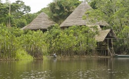Lodge in the Ecuadorian Amazon