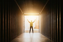 Logistic and shipping success concept royalty free stock image Logistic and shipping success concept royalty free stock image