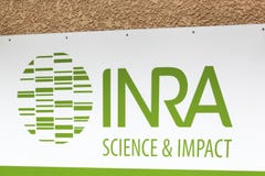 Logo d'AICN, l'institut national de la recherche agronomique image libre de droits Logo d'AICN, l'institut national de la recherche agronomique image libre de droits