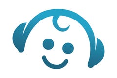 Logo d'air de bébé illustration de vecteur Logo d'air de bébé illustration de vecteur