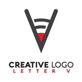 Logo de la lettre v créatif illustration de vecteur Logo de la lettre v créatif illustration de vecteur