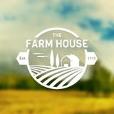 Logo de vecteur de Chambre de ferme illustration stock Logo de vecteur de Chambre de ferme illustration stock