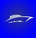Logo de vitesse normale de mer illustration stock Logo de vitesse normale de mer illustration stock