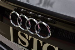 Logo del tronco di Audi fotografia stock libera da diritti Logo del tronco di Audi fotografia stock libera da diritti