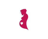 logo enceinte de femmes illustration stock logo enceinte de femmes illustration stock