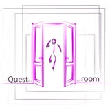 Logo For Quest Room Royalty Free Stock Photography Logo For Quest Room Royalty Free Stock Photography
