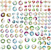 Logo mega collection, abstract geometric business icon set Royalty Free Stock Images Logo mega collection, abstract geometric business icon set Royalty Free Stock Images