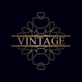 Logo ornamentale d'annata illustrazione vettoriale Logo ornamentale d'annata illustrazione vettoriale