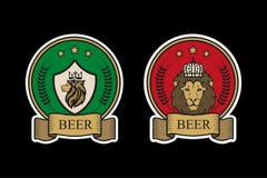 Logo pour la bière illustration libre de droits Logo pour la bière illustration libre de droits