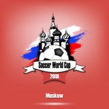 Logo Soccer turnering 2018 vektor illustrationer Logo Soccer turnering 2018 vektor illustrationer