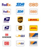 Logos de sociétés de livraison illustration stock Logos de sociétés de livraison illustration stock