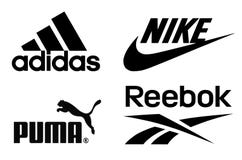 Logos Di Adidas, Di Nike, Del Puma E Di Reebok Fotografia Stock Editoriale  - Immagine di americano, modo: 127120403