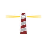 Logotipo coloreado icono del faro libre illustration Logotipo coloreado icono del faro libre illustration