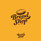 Logotipo da padaria Emblema do pão fresco e da pastelaria Letras e logotipo do vintage do pão ilustração royalty free Logotipo da padaria Emblema do pão fresco e da pastelaria Letras e logotipo do vintage do pão ilustração royalty free