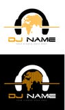 Logotipo de DJ stock de ilustración Logotipo de DJ stock de ilustración