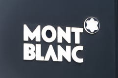 Logotipo de la compañía de Montblanc imagen de archivo libre de regalías Logotipo de la compañía de Montblanc imagen de archivo libre de regalías