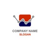 Logotipo de la contabilidad de las finanzas de la inicial de la letra de W ilustración del vector Logotipo de la contabilidad de las finanzas de la inicial de la letra de W ilustración del vector