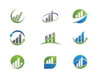 Logotipo de las finanzas del negocio stock de ilustración Logotipo de las finanzas del negocio stock de ilustración